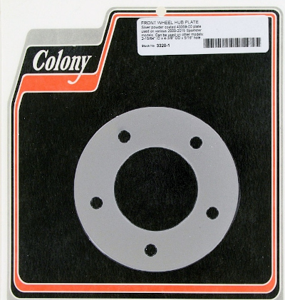 FRONT WHEEL HUB PLATE